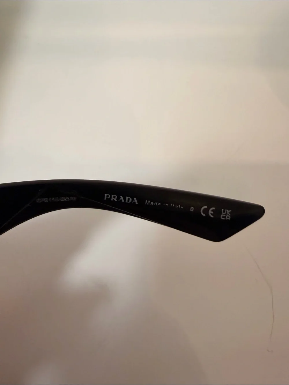 Prada Black Oversized Rectangular Sunglasses - Picture 5 of 5